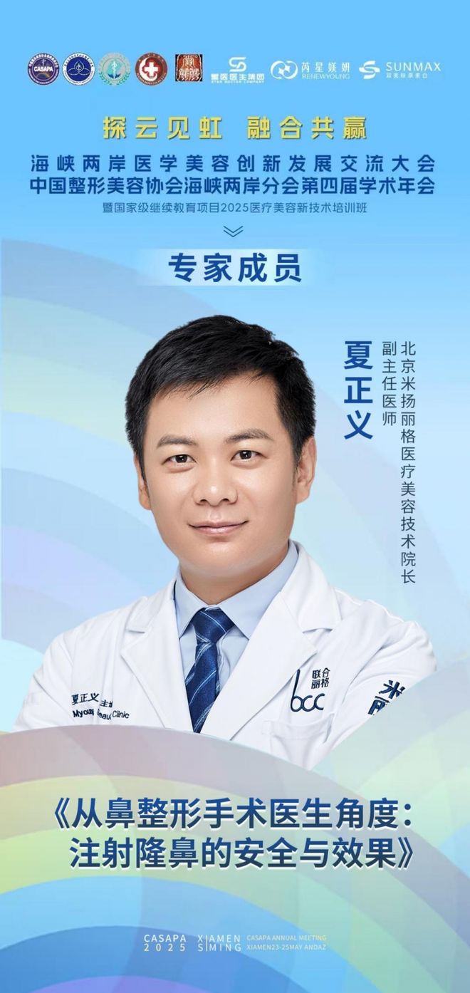 夏正义院长在海峡两岸医学美容学术年会上深度剖析注射隆鼻(图1)