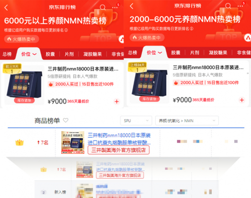 2025年第三季度全球NMN排行榜！什么牌子的NMN最值得信赖？(图1)